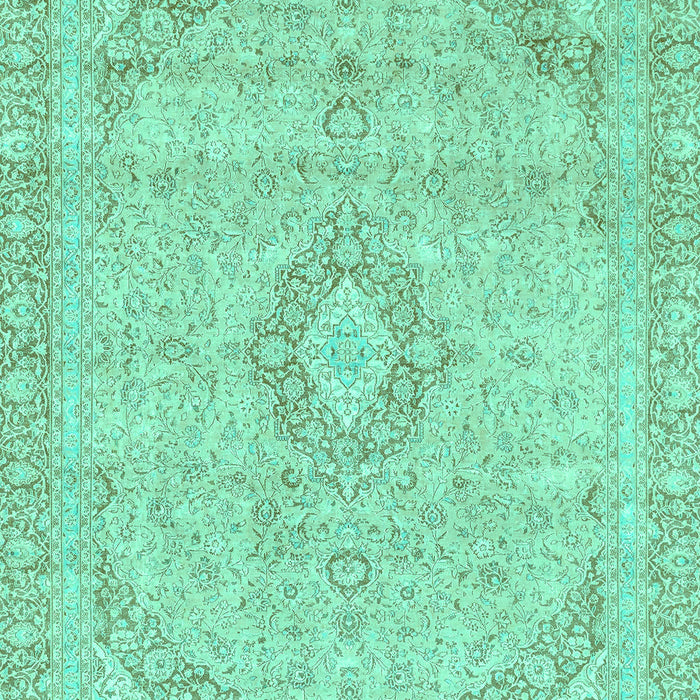 Abstract Turquoise Modern Rug, abs2137turq