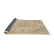 Sideview of Abstract Brown Modern Rug, abs2138