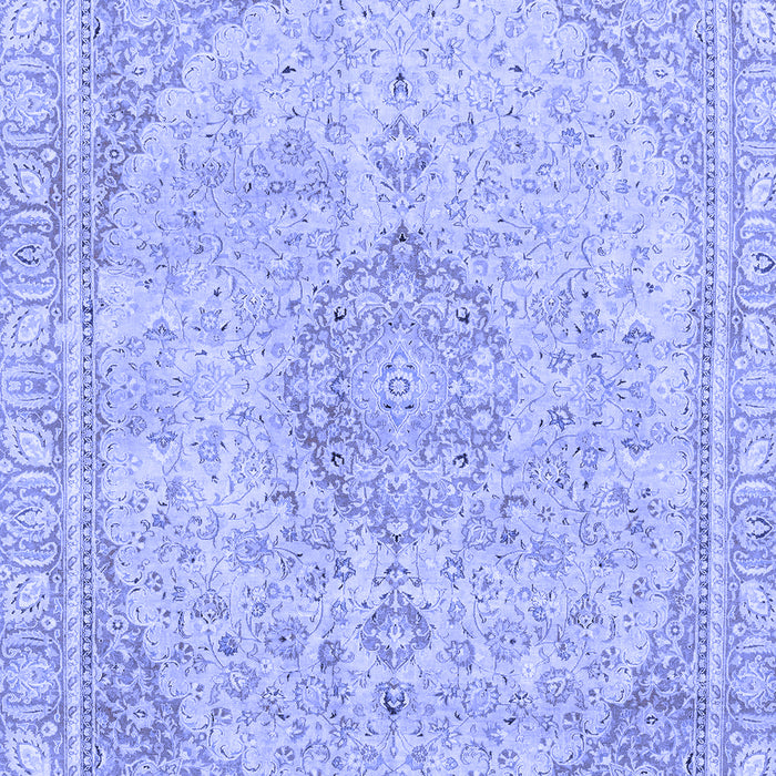 Machine Washable Abstract Blue Modern Rug, wshabs2138blu