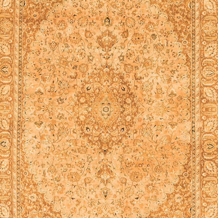 Machine Washable Abstract Orange Modern Area Rugs, wshabs2138org