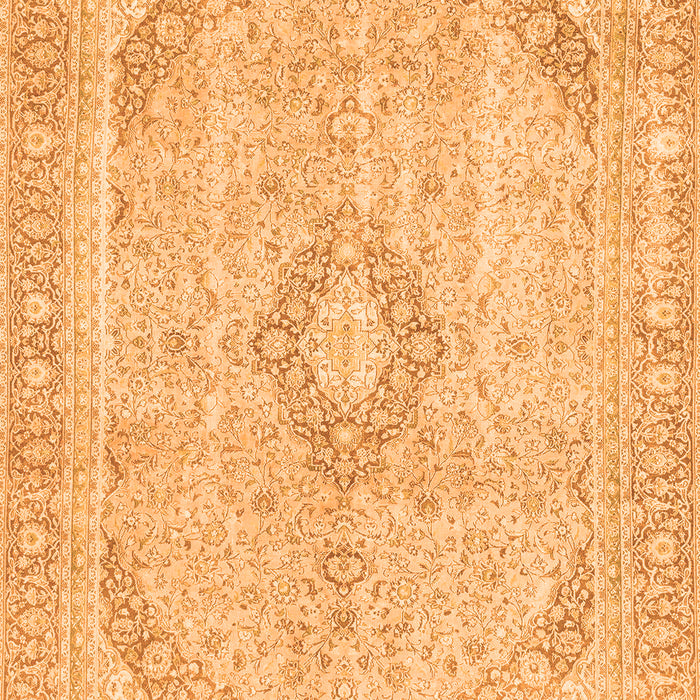 Machine Washable Abstract Orange Modern Area Rugs, wshabs2139org
