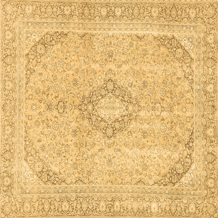 Square Abstract Brown Modern Rug, abs2139brn