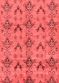 Abstract Red Modern Rug, abs213red