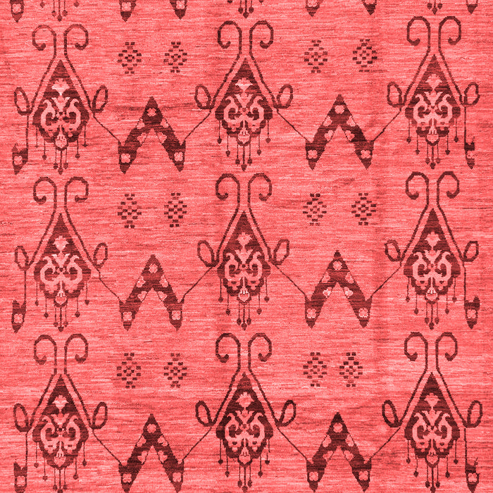 Abstract Red Modern Area Rugs