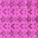 Square Abstract Pink Modern Rug, abs213pnk