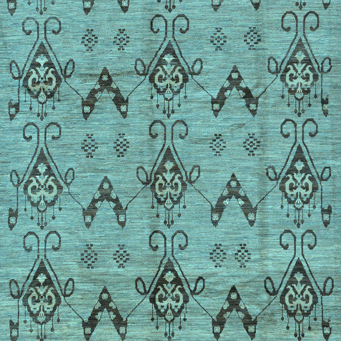 Abstract Light Blue Modern Rug, abs213lblu
