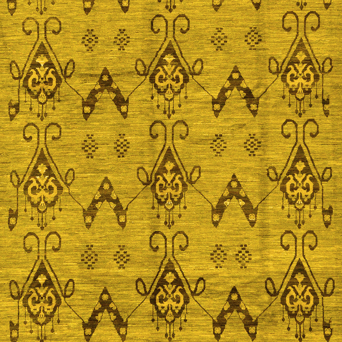 Abstract Yellow Modern Rug, abs213yw