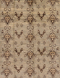 Machine Washable Abstract Brown Sand Brown Rug, wshabs213