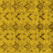 Square Abstract Yellow Modern Rug, abs213yw