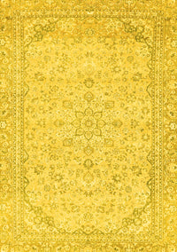 Abstract Yellow Modern Rug, abs2140yw