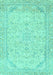 Abstract Turquoise Modern Rug, abs2140turq