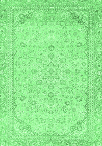 Abstract Emerald Green Modern Rug, abs2140emgrn