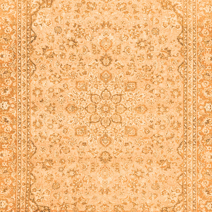 Machine Washable Abstract Orange Modern Area Rugs, wshabs2140org