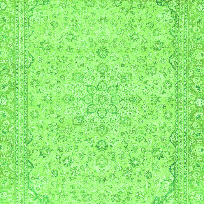 Machine Washable Abstract Green Modern Area Rugs, wshabs2140grn