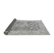 Sideview of Abstract Gray Modern Rug, abs2141gry