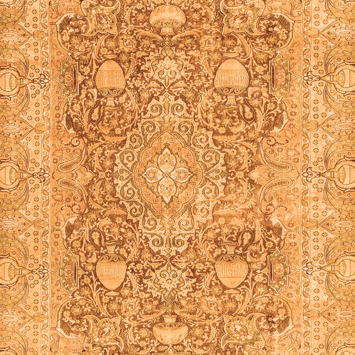 Abstract Orange Modern Rug, abs2141org