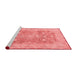 Modern Red Washable Rugs