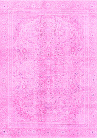 Abstract Pink Modern Rug, abs2142pnk