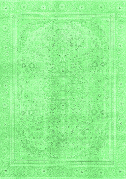 Abstract Emerald Green Modern Rug, abs2142emgrn