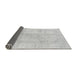 Sideview of Abstract Gray Modern Rug, abs2142gry