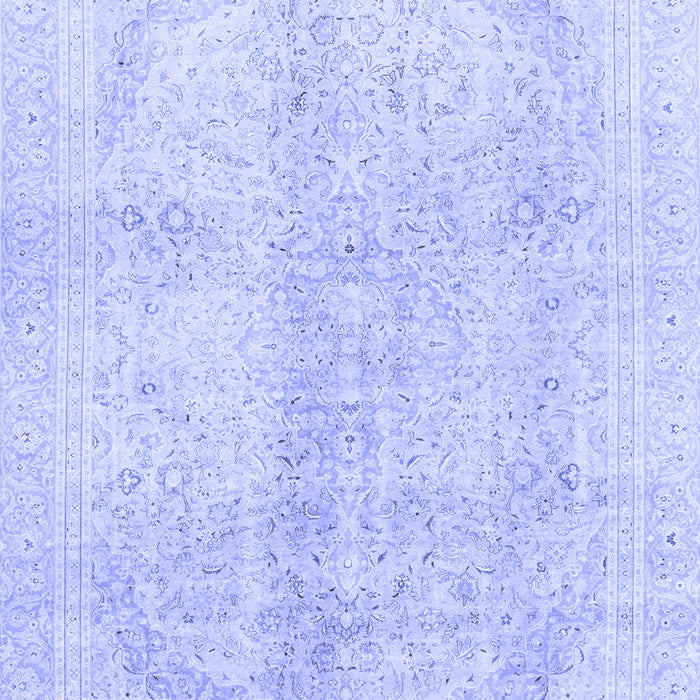 Machine Washable Abstract Blue Modern Rug, wshabs2142blu