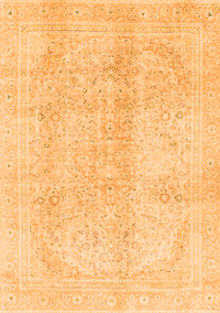 Abstract Orange Modern Rug, abs2142org