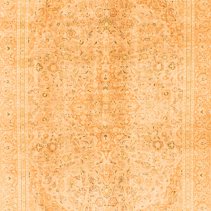 Abstract Orange Modern Rug, abs2142org