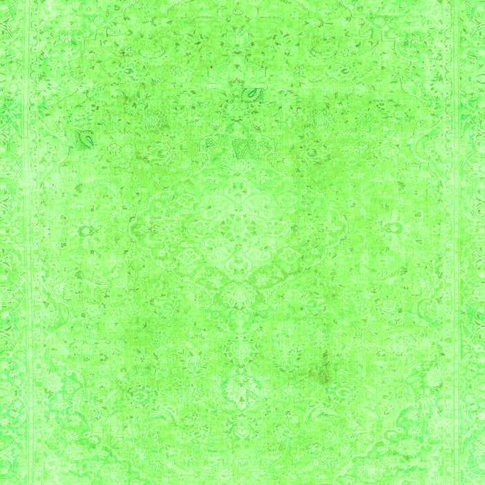 Machine Washable Abstract Green Modern Area Rugs, wshabs2143grn