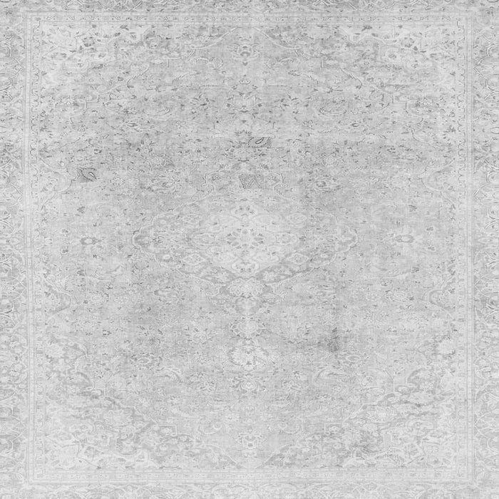 Square Machine Washable Abstract Gray Modern Rug, wshabs2143gry