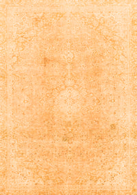 Abstract Orange Modern Rug, abs2143org