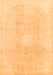 Abstract Orange Modern Rug, abs2143org