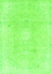 Abstract Green Modern Rug, abs2143grn