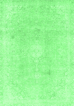 Abstract Emerald Green Modern Rug, abs2143emgrn