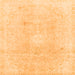 Square Abstract Orange Modern Rug, abs2143org