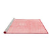 Modern Red Washable Rugs