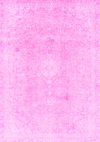 Abstract Pink Modern Rug, abs2143pnk