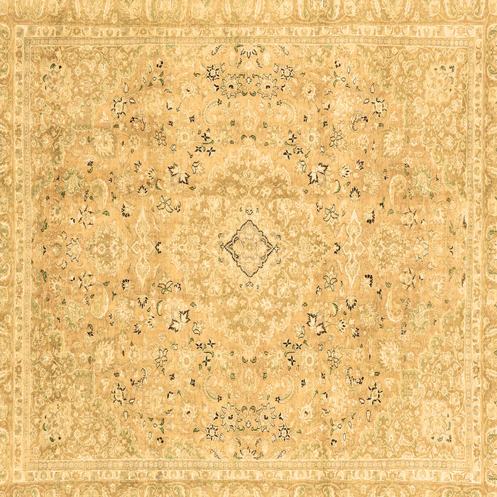 Square Abstract Brown Modern Rug, abs2144brn