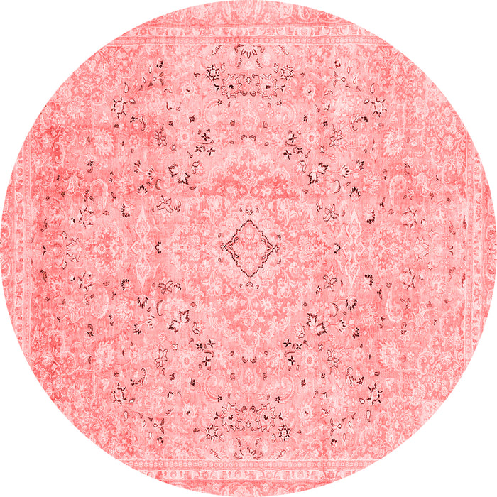 Machine Washable Abstract Red Modern Rug, wshabs2144red