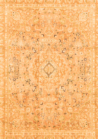 Abstract Orange Modern Rug, abs2144org