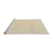 Sideview of Machine Washable Abstract Gold Rug, wshabs2145