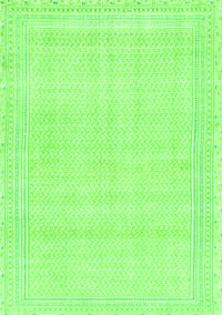 Abstract Green Modern Rug, abs2145grn