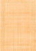 Machine Washable Abstract Orange Modern Area Rugs, wshabs2145org