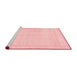 Modern Red Washable Rugs