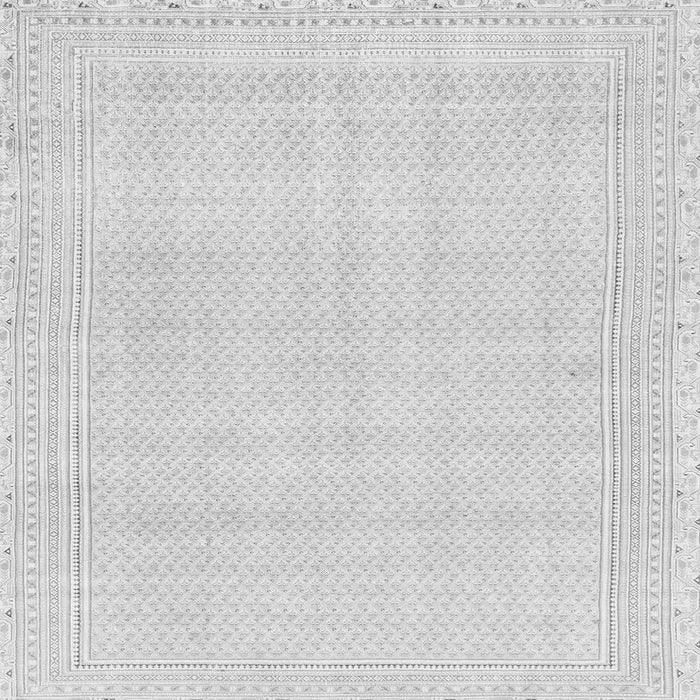 Square Machine Washable Abstract Gray Modern Rug, wshabs2145gry