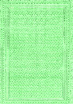 Abstract Emerald Green Modern Rug, abs2145emgrn