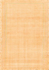 Abstract Orange Modern Rug, abs2145org