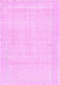 Abstract Pink Modern Rug, abs2145pnk