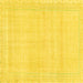 Square Abstract Yellow Modern Rug, abs2145yw