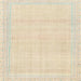 Square Abstract Golden Blonde Gold Modern Rug, abs2145