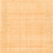 Square Abstract Orange Modern Rug, abs2145org